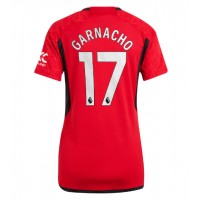 Manchester United Alejandro Garnacho #17 Replika Hemmatröja Dam 2023-24 Kortärmad